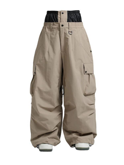 Pantalon snowboard unisexe coupe large décontractée