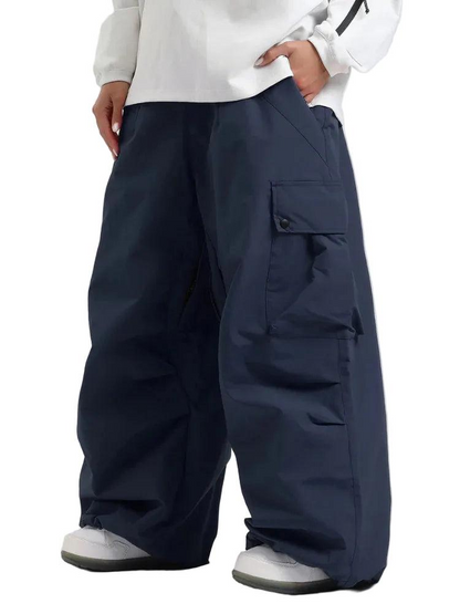 Pantalon snowboard unisexe coupe large décontractée
