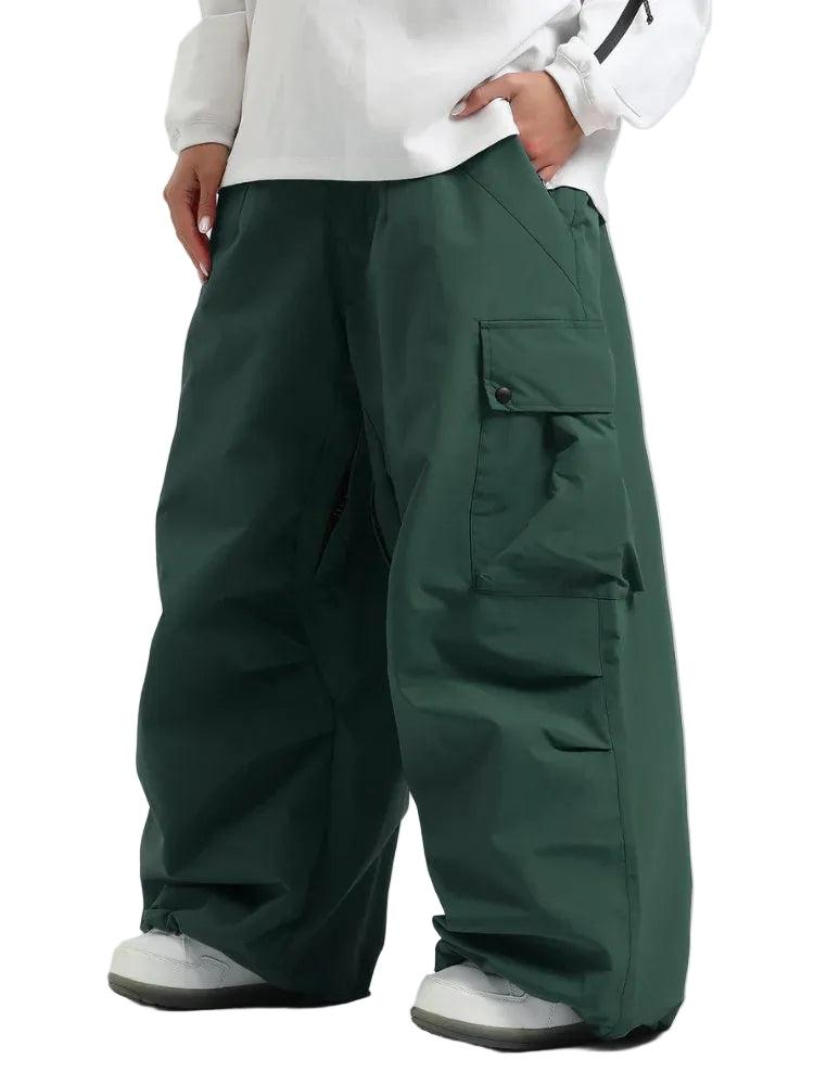 Pantalon snowboard unisexe coupe large décontractée