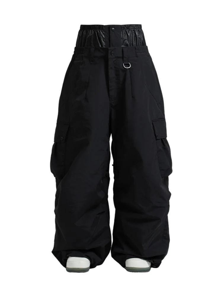 Pantalon snowboard unisexe coupe large décontractée