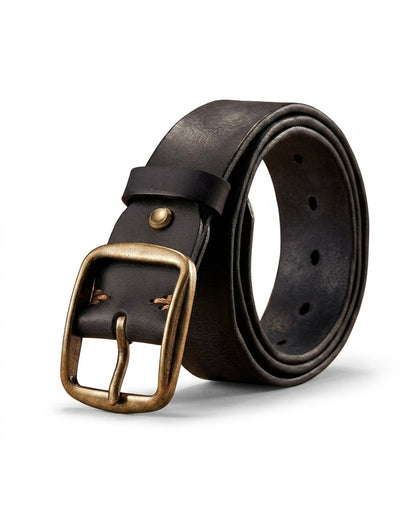 Ceinture homme cuir pleine fleur robuste pour jean