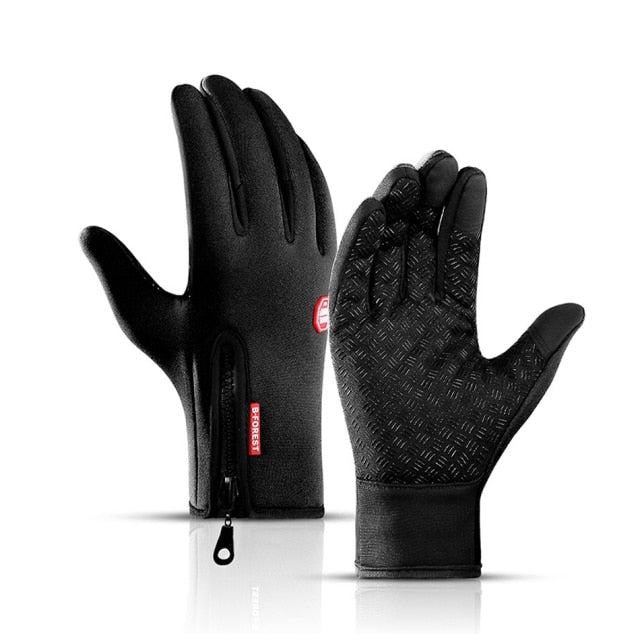 Gants hiver thermiques tactiles étanches cyclisme