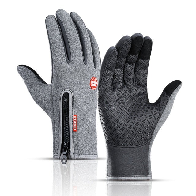 Gants hiver thermiques tactiles étanches cyclisme