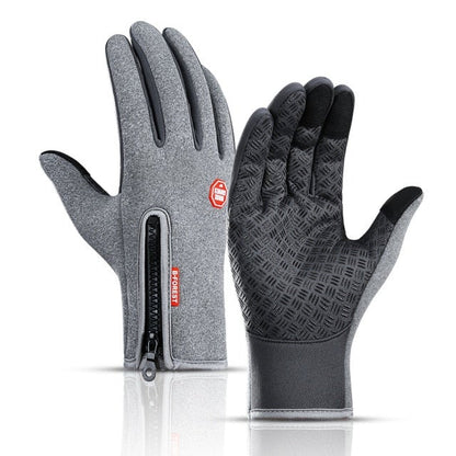 Gants hiver thermiques tactiles étanches cyclisme