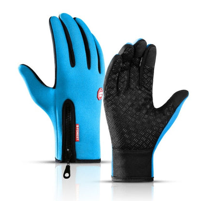 Gants hiver thermiques tactiles étanches cyclisme