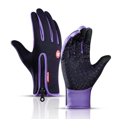 Gants hiver thermiques tactiles étanches cyclisme