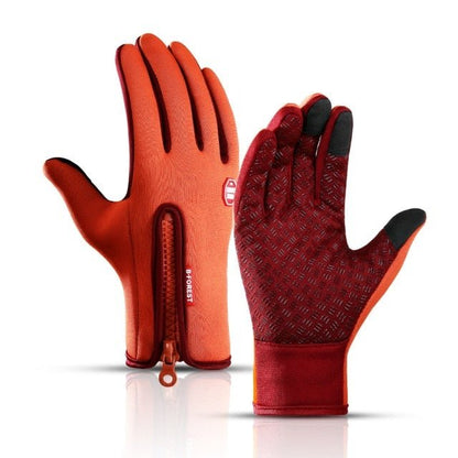 Gants hiver thermiques tactiles étanches cyclisme