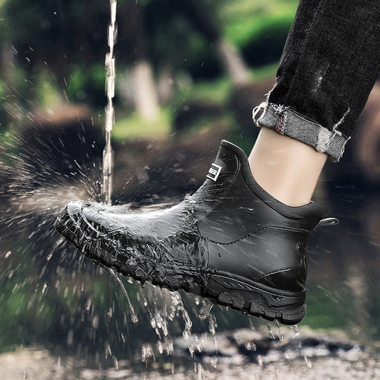 Bottes de pluie homme imperméables semelle antidérapante