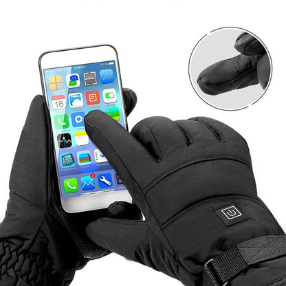 Wasserdichte elektrische Handschuhe mit Heizfunktion für Damen und Herren